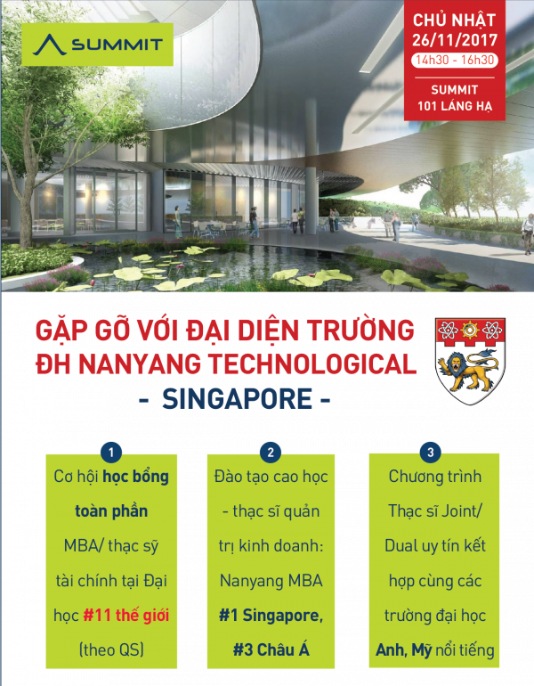 Gặp gỡ với đại diện trường ĐH Nanyang Technological (Singapore)