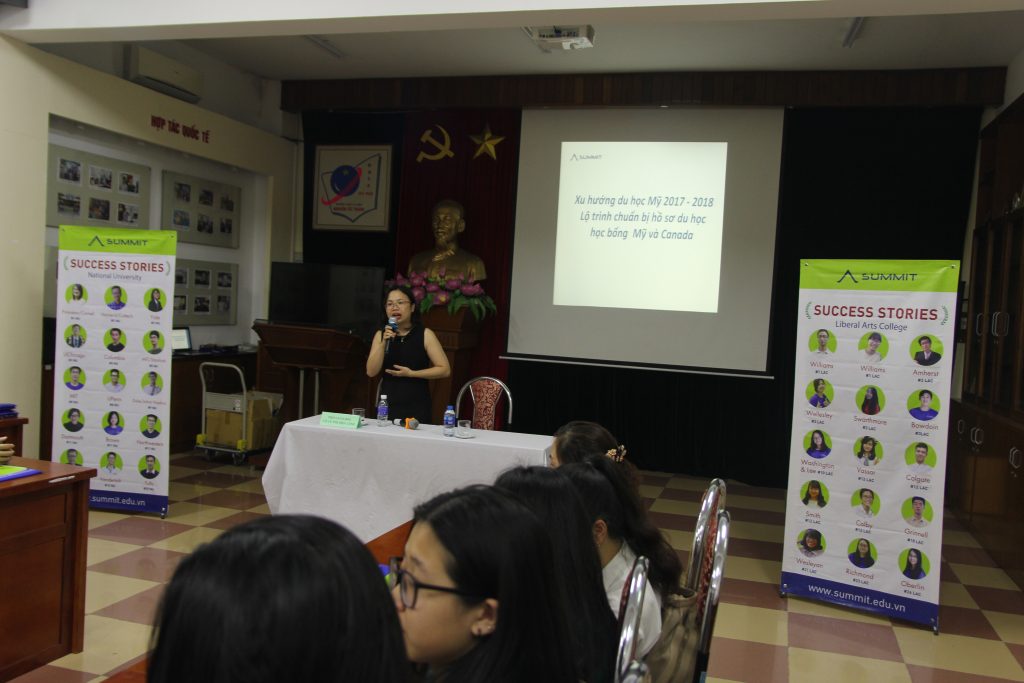 tọa đàm du học mỹ tại THPT Nguyễn Tất Thành