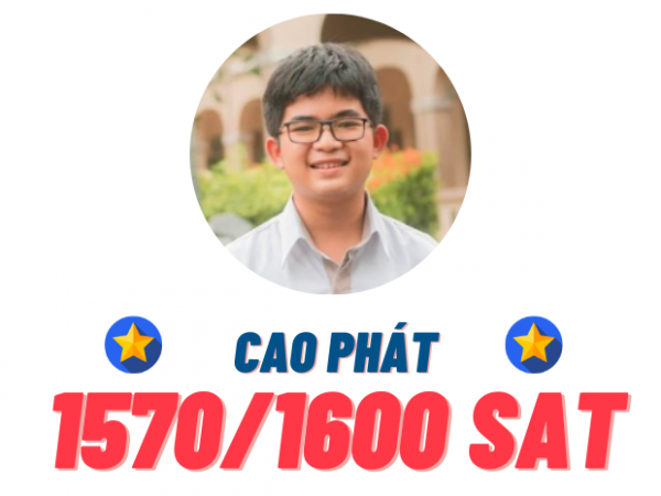 Trịnh Cao Phát – 1570 SAT