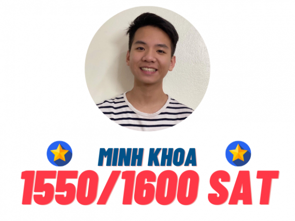 Lương Minh Khoa – 1550 SAT