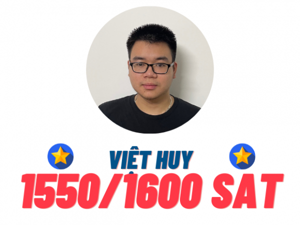 Vũ Việt Huy – 1550 SAT