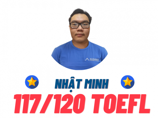 TÀO NHẬT MINH – 117 TOEFL