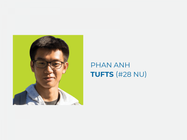 Nguyễn Phan Anh – Tufts University (#28 NU)