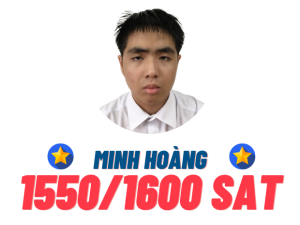 Trần Minh Hoàng – 1550 SAT
