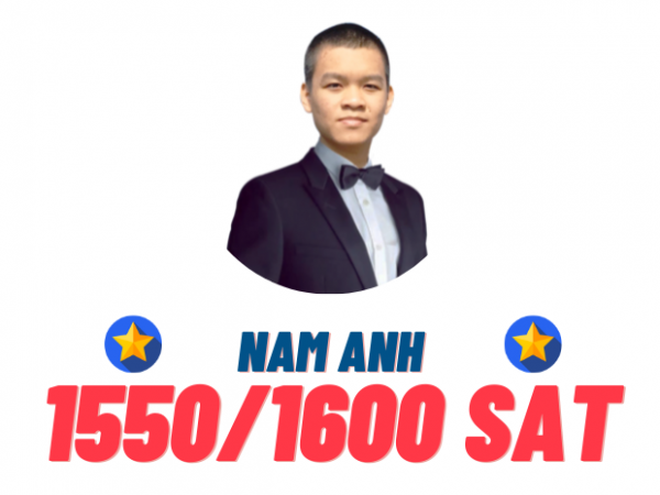 Đinh Nam Anh – 1550 SAT