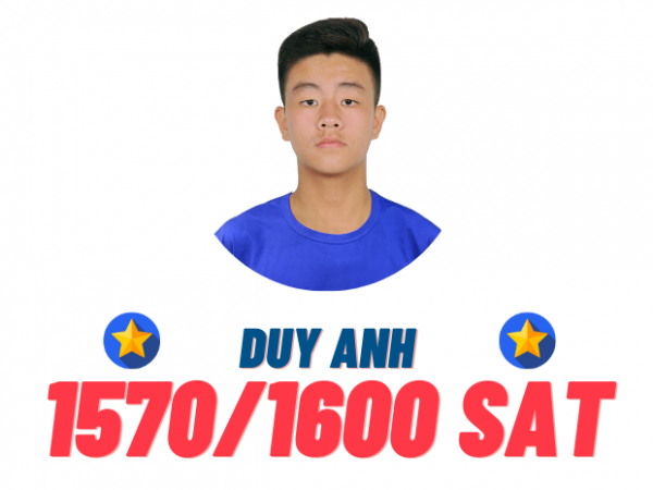 Nguyễn Lê Duy Anh – 1570 SAT