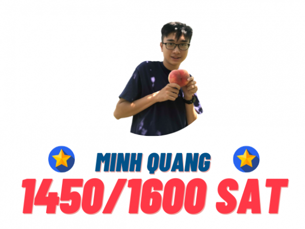Phan Minh Quang – 1450 SAT