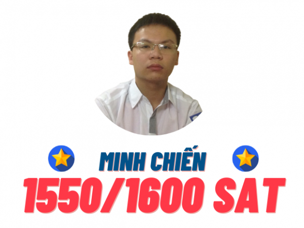 Đào Minh Chiến – 1550 SAT