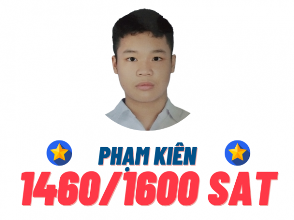 Phạm Kiên – 1460 SAT