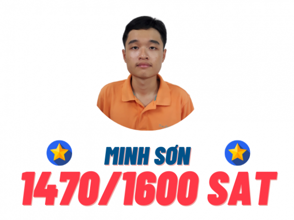 Lê Trần Minh Sơn – 1470 SAT