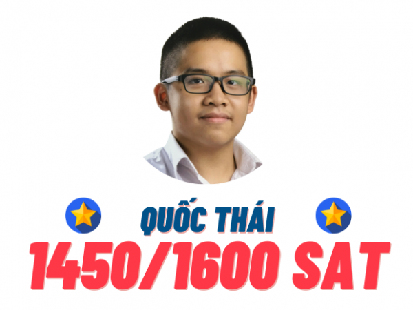 Nguyễn Lương Quốc Thái – 1450 SAT