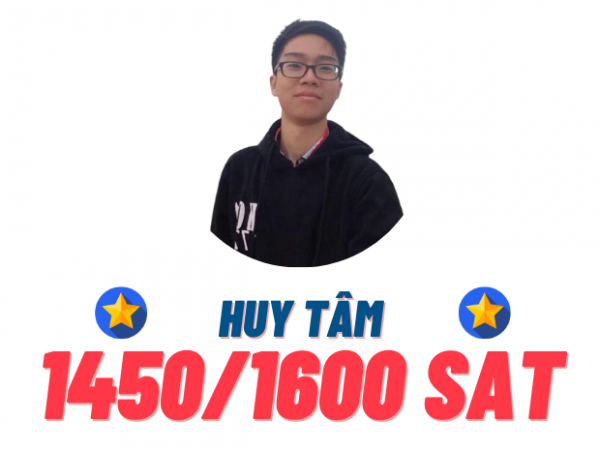 Nguyễn Trọng Huy Tâm – 1450 SAT