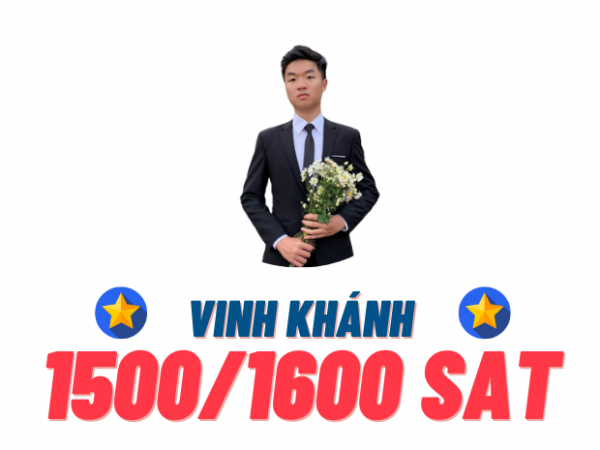 Nguyễn Vinh Khánh – 1500 SAT