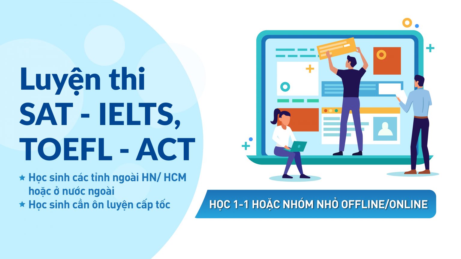 Luyện thi test-prep (SAT, IELTS, TOEFL, ACT) - Summit Education