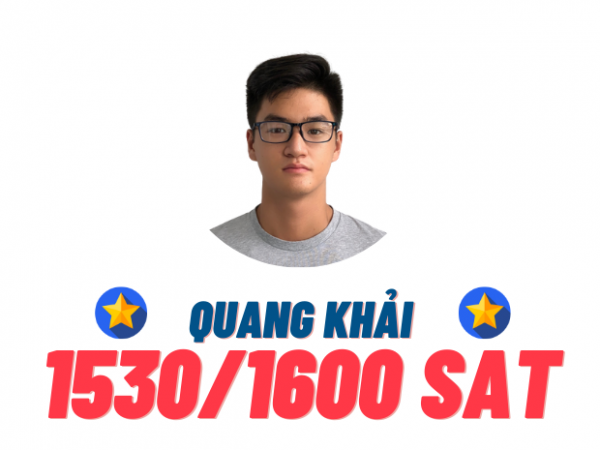 Võ Quang Khải – 1530 SAT