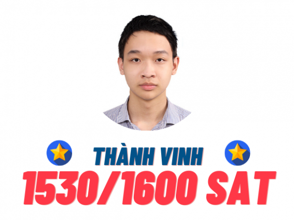 Lê Thành Vinh – 1530 SAT