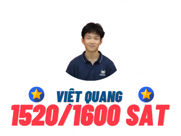 Nguyễn Thế Việt Quang – 1520 SAT