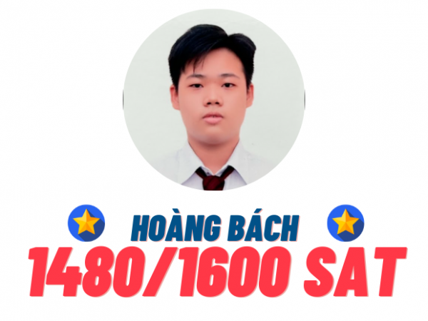 Nguyễn Hoàng Bách – 1480 SAT