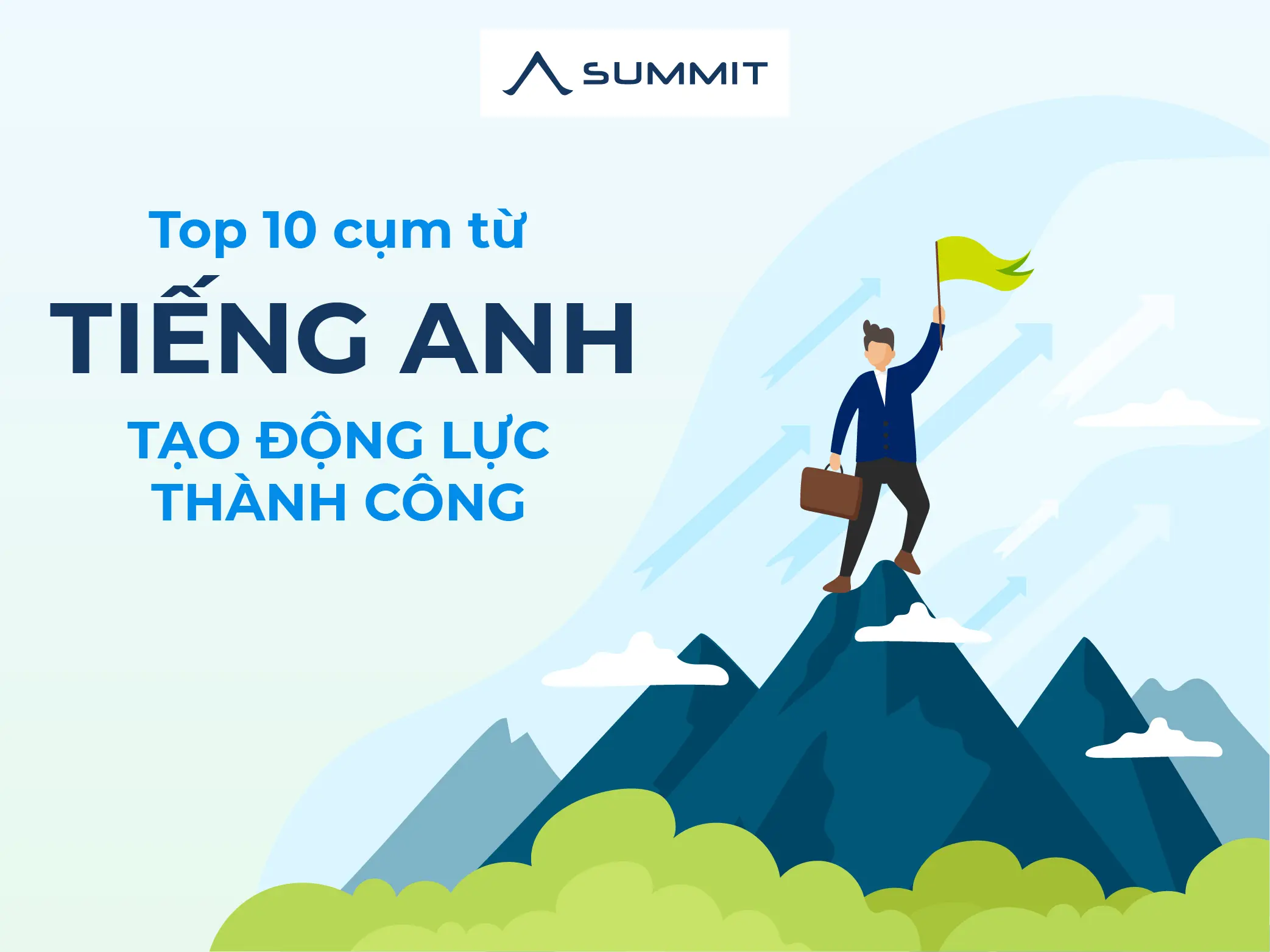 Top 10 cụm từ tiếng Anh tạo động lực thành công