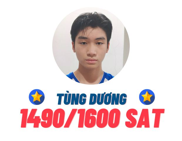 Nguyễn Tùng Dương – 1490 SAT