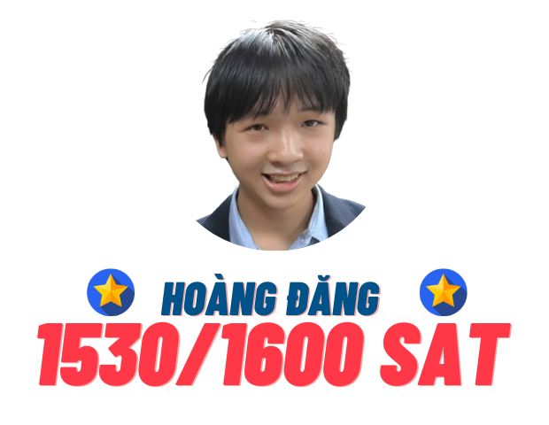 Vũ Hoàng Đăng – 1530 SAT
