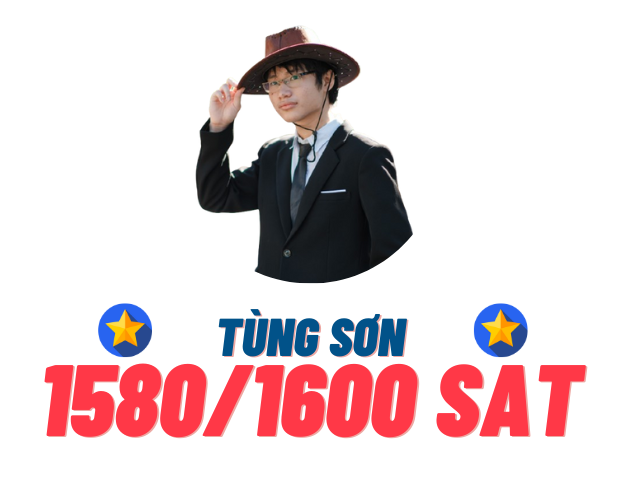 Tống Nguyễn Tùng Sơn – 1580 SAT