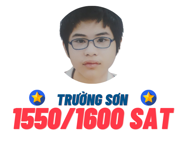 Tống Nguyễn Trường Sơn – 1550 SAT