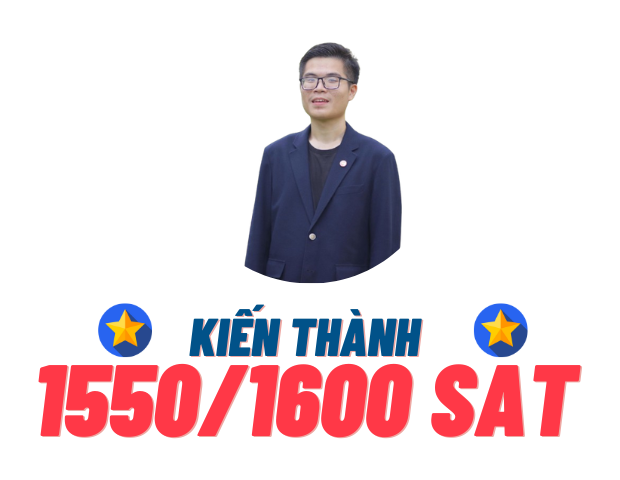 Nguyễn Kiến Thành – 1550 SAT