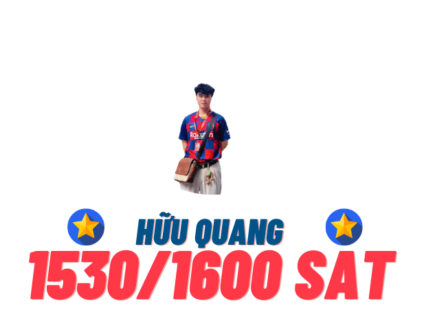 Tạ Hữu Quang – 1530 SAT