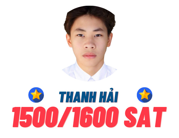 Nguyễn Thanh Hải – 1500 SAT