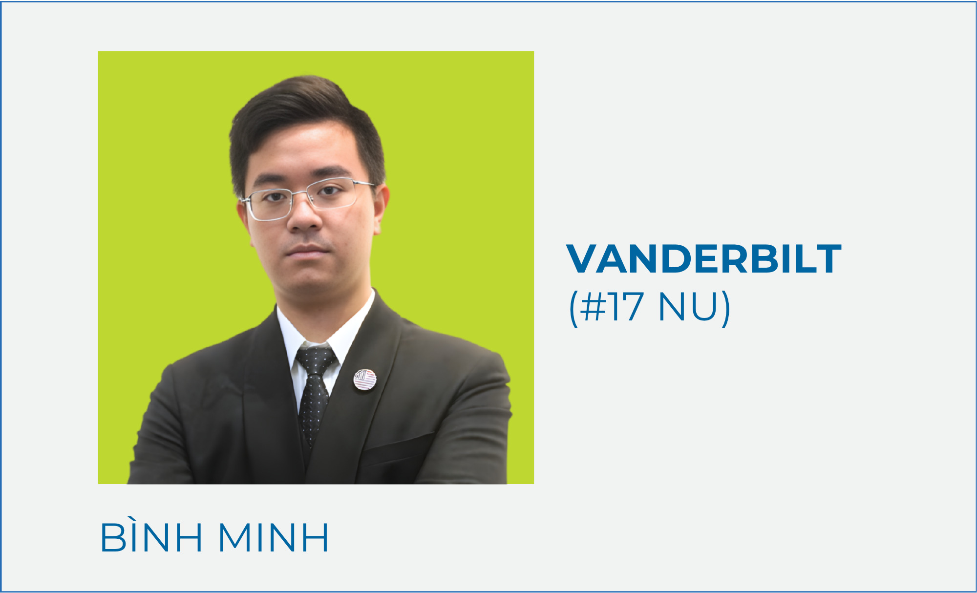 Lê Bình Minh – Vanderbilt (#17 NU)