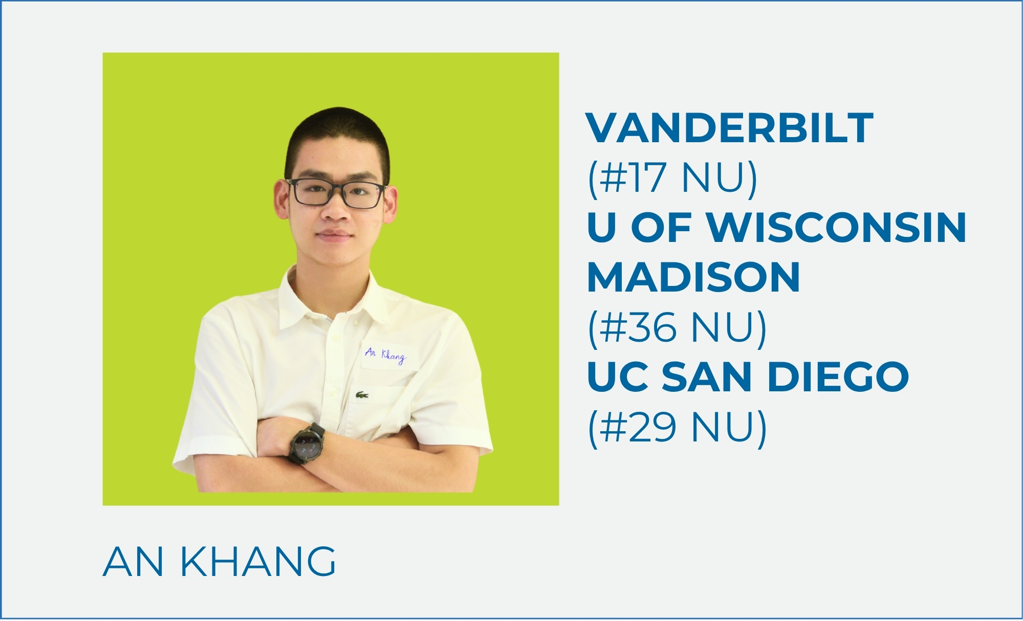 Nguyễn An Khang – Vanderbilt (#17 NU)