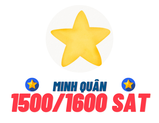 Nguyễn Minh Quân – 1500 SAT