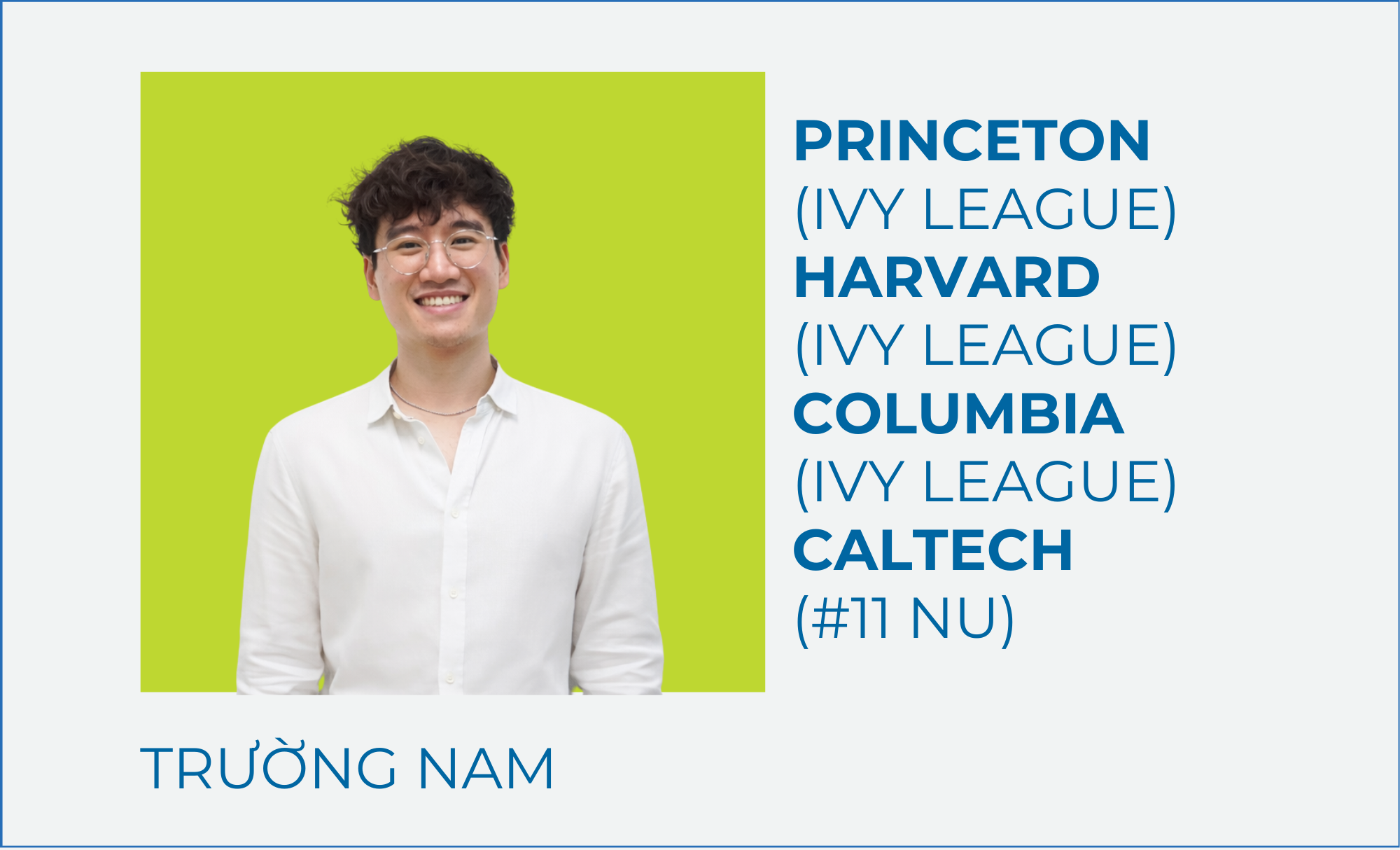 Nguyễn Huy Trường Nam – HBTP $300,000 Harvard