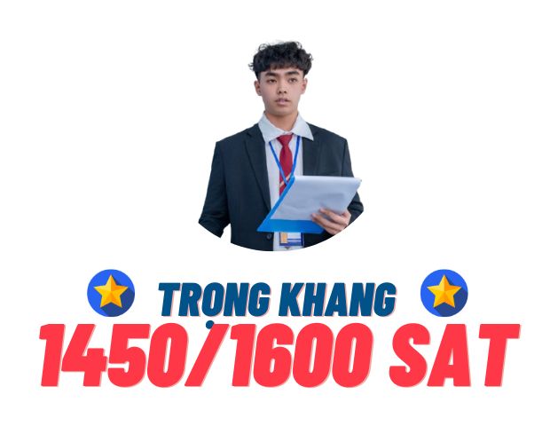 Trương Trọng Khang – 1450 SAT