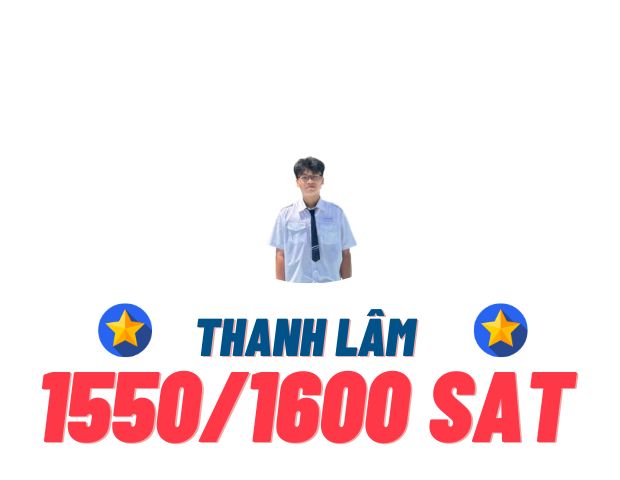 Nguyễn Thanh Lâm – 1550 SAT
